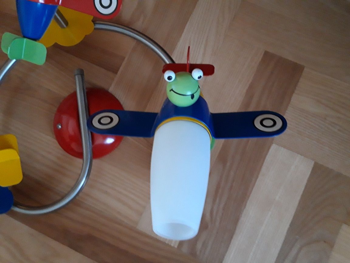 Plafon lampa Eglo dziecięcy samoloty