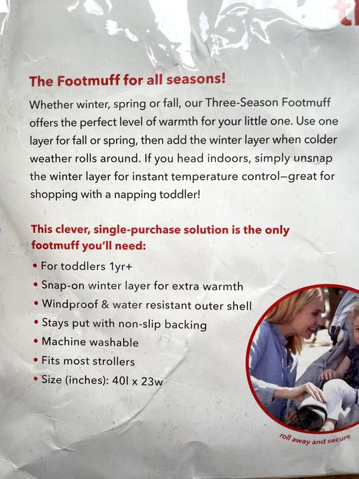 Śpiworek do wózka 2 w 1 duży Skip Hop Stroll & Go + gratis mufki