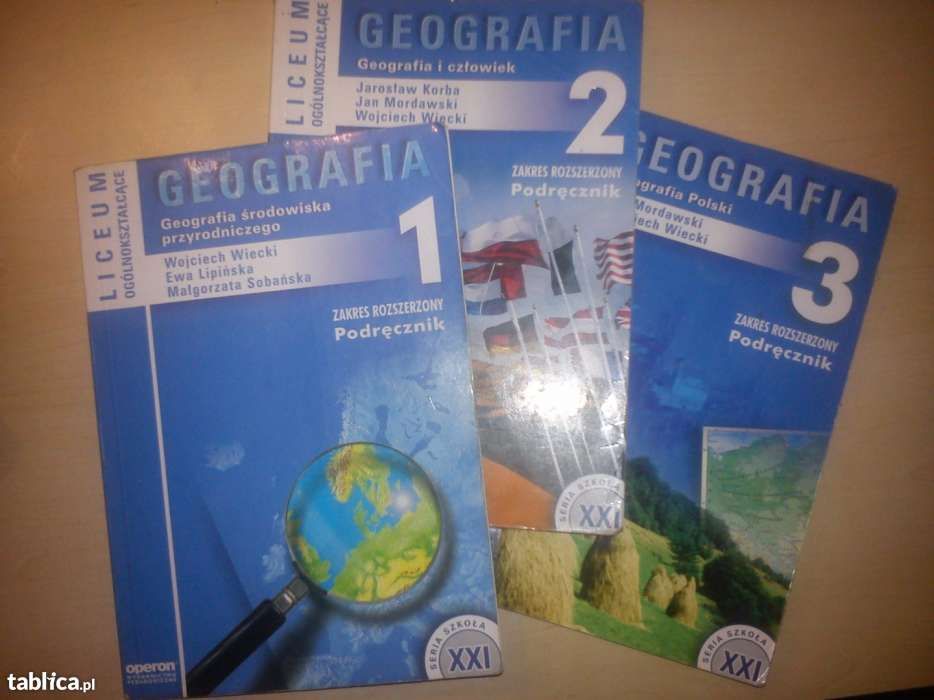 Geografia rozszerzona, OPERON, liceum cz. 1