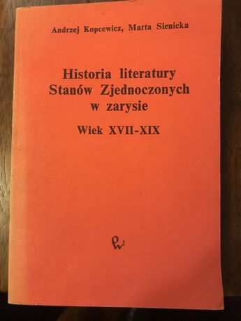 Historia literatury Stanów Zjednoczonych w zarysie, A. Kopcewicz