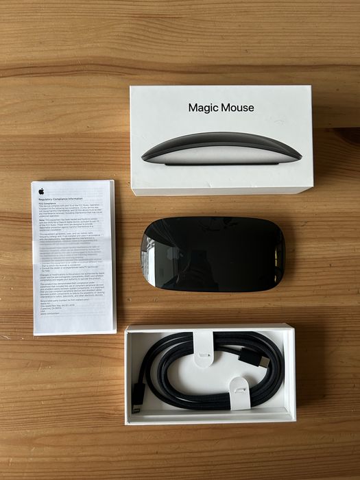 Magic Mouse czarna mysz - nieużywana!