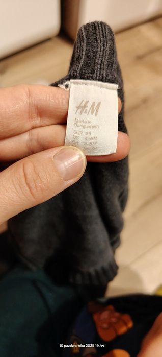 Bluza sweterek chłopięcy 68 H&M
