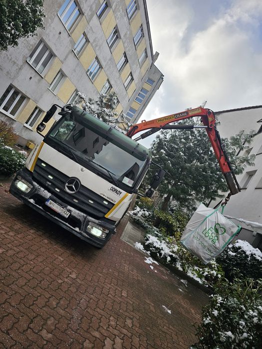 Odbiór gruzu, odpadów- Kontenery, Bigbagi