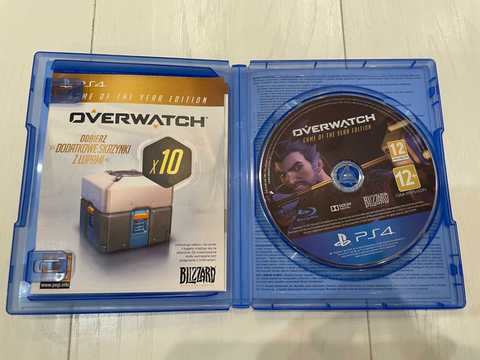 Диск игра OVERWATCH на PS4 PS5
