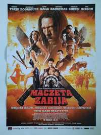Plakat filmowy oryginalny - Maczeta Zabija