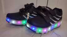 BUTOROLKI Buty Led z kółkami 36 Wrotki Rolki Świecące