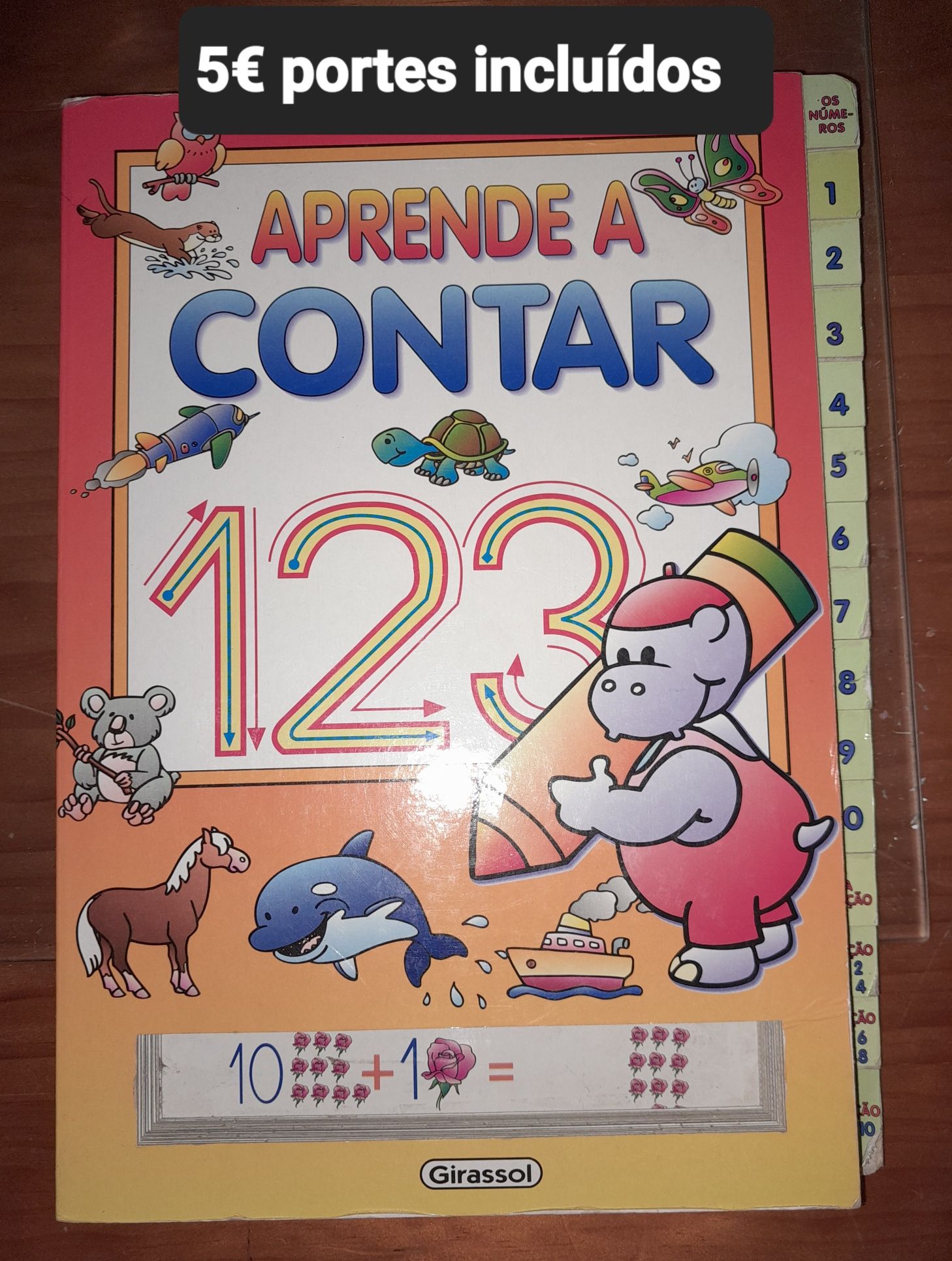 Livro cartonado escrever e apagar