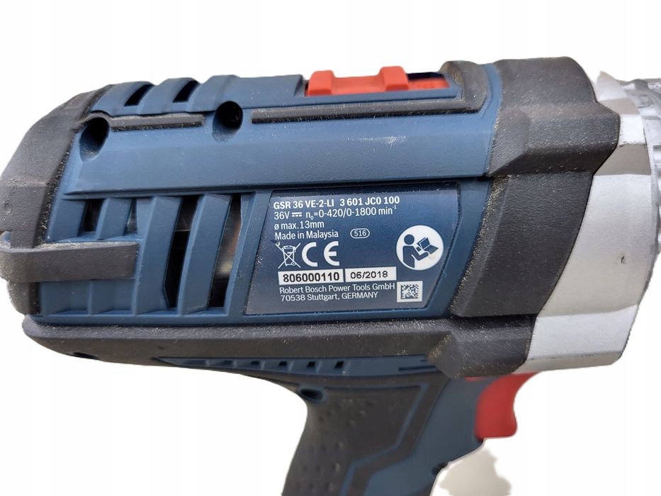 Wkrętarka bosch gsr 36 ve-2-li akumulatorowa 36v professional