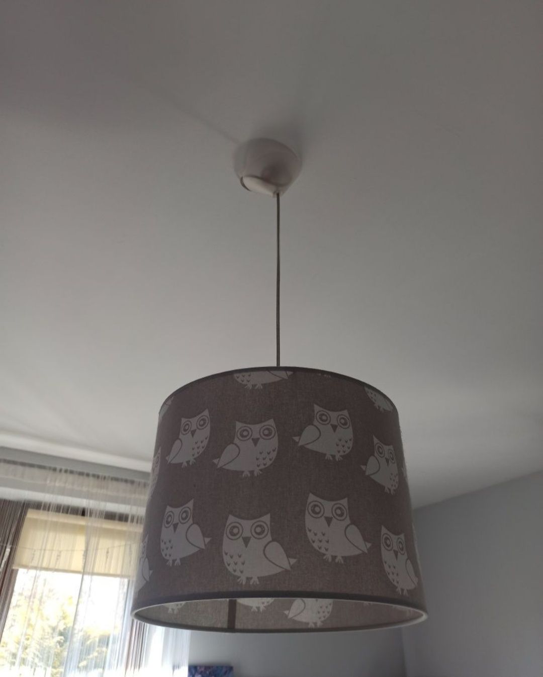 Lampa sufitowa szara jak nowa