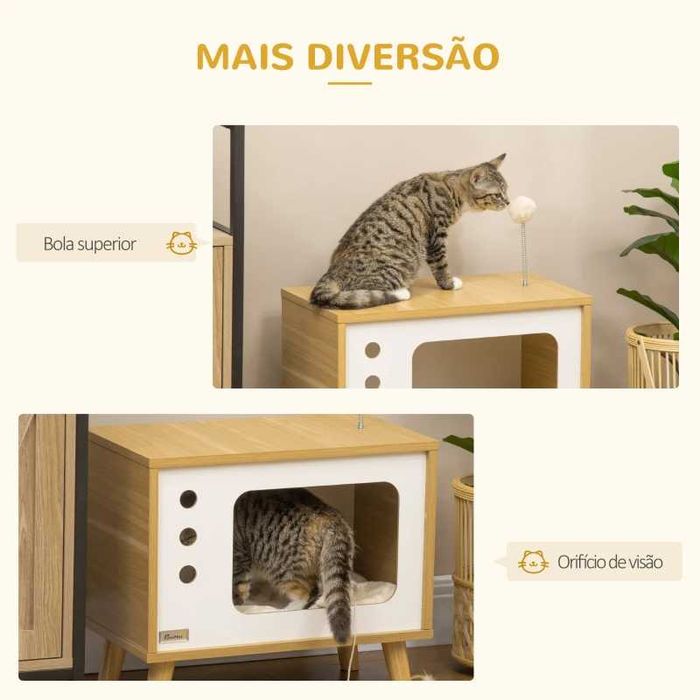 Casa cama para gatos «mesa» TV