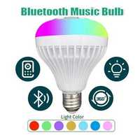 Żarówka LED RGB Music z wbudowanym głośnikiem Bluetooth E27 z pilotem