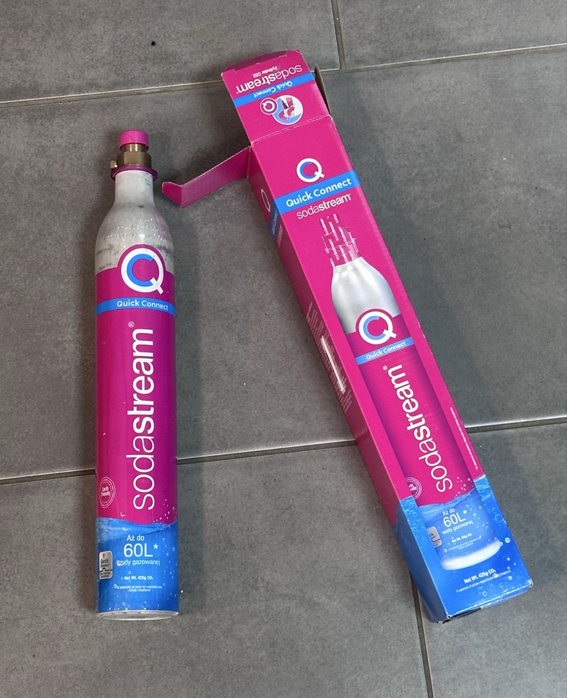 Napełnianie butli SodaStream Quick Connect gazem CO2 soda stream