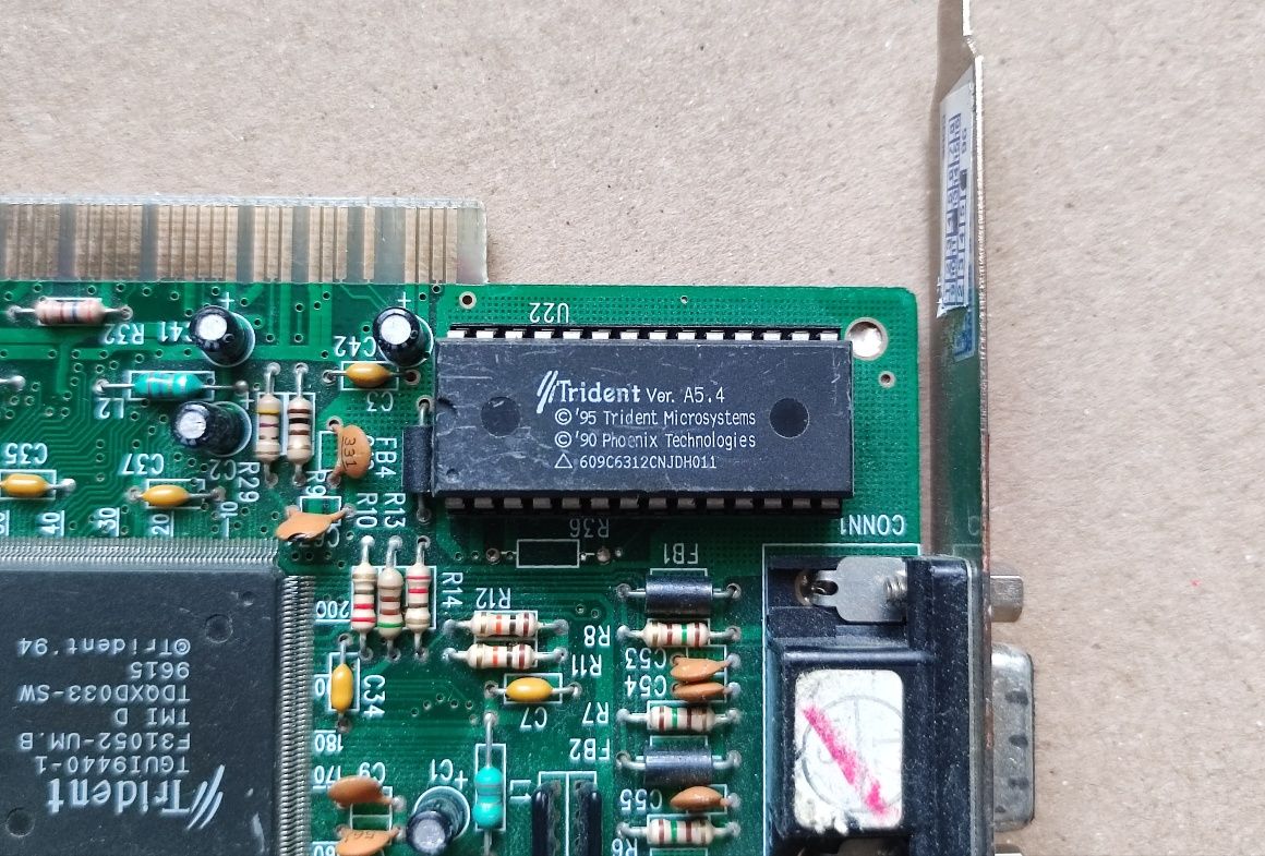 Karta graficzna Trident TGUI 9440-1  VGA RETRO