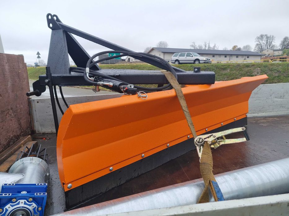 Pług do śniegu tył-przód obrotowy mocowanie kat. 1 2 zgarniacz spych