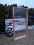 2 x Okno drewniane 2060x1020 oraz 1490x1090 tarasowe weranda ściana