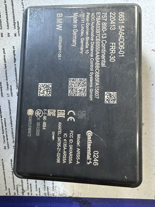 Sensor Radar ACC  5A64DD6-01 BMW X1 U11