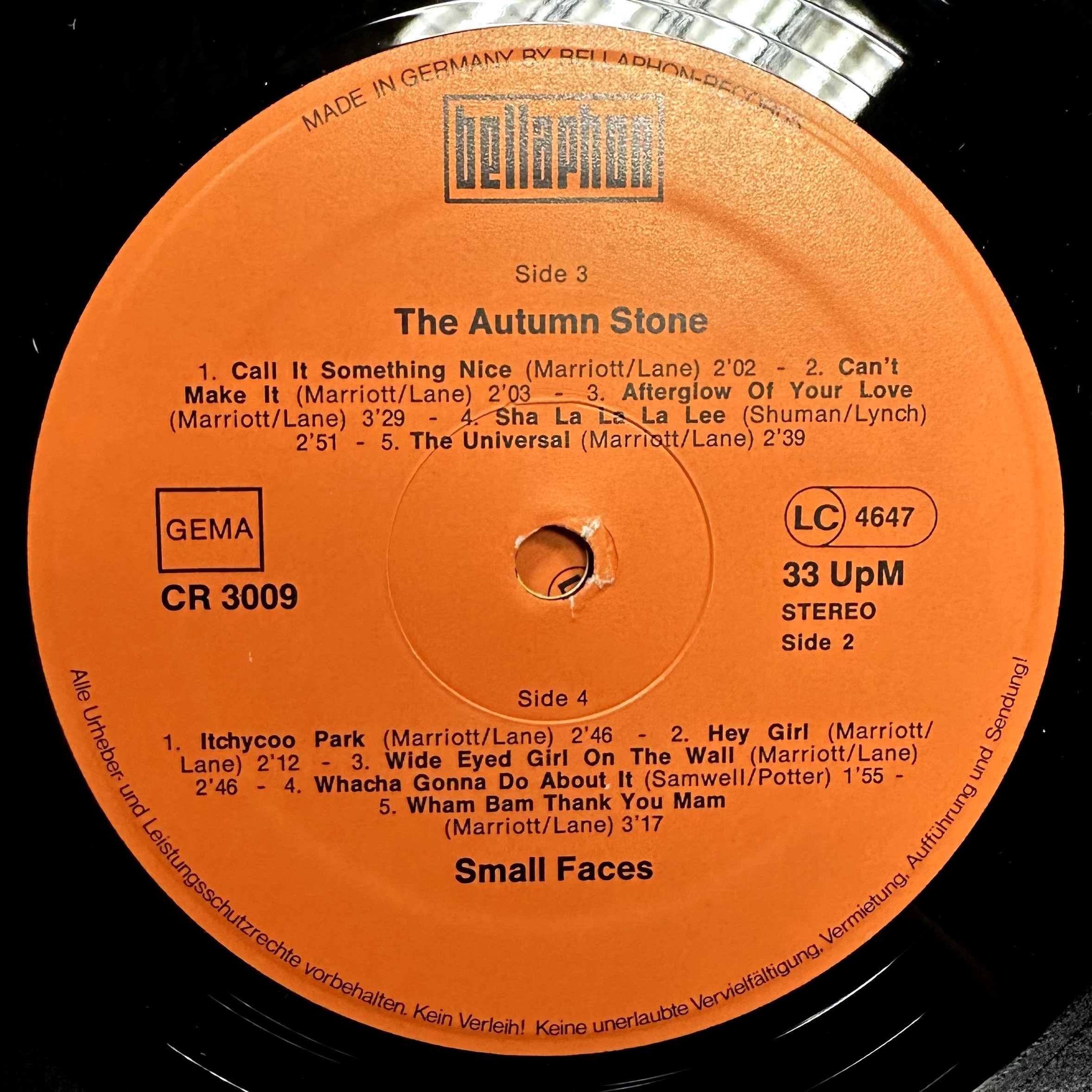 Small Faces - The Autumn Stone (Vinyl, 1975, Germany)