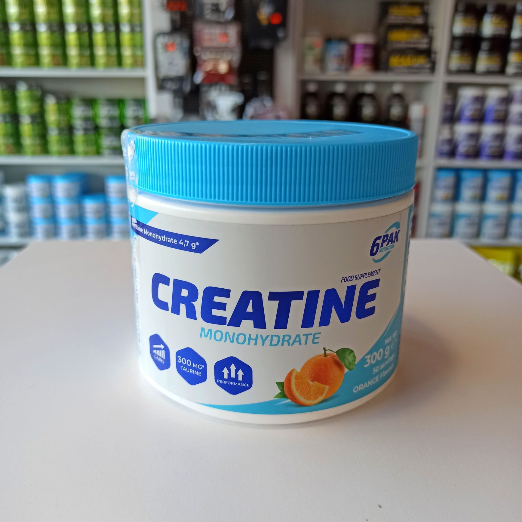 6Pak Creatine 300g Kreatyna, Monohydrat kreatyny, Odżywki
