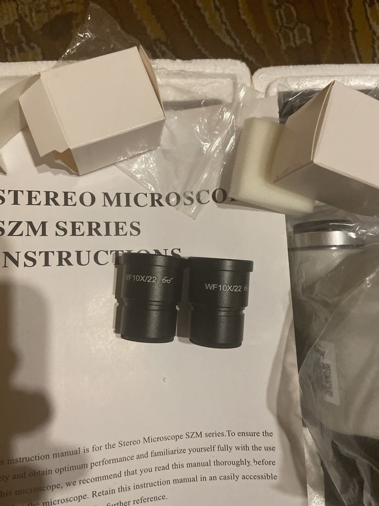 mikroskop Stereo mikroskop trójokularowy głowica