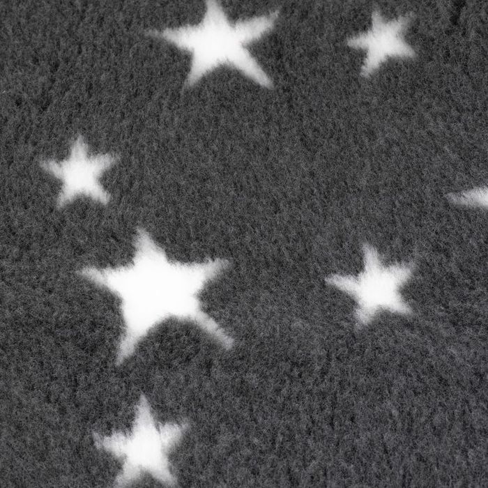 Blovi DryBed A+ - antypoślizgowe posłanie grafitowe w gwiazdki 75x50cm