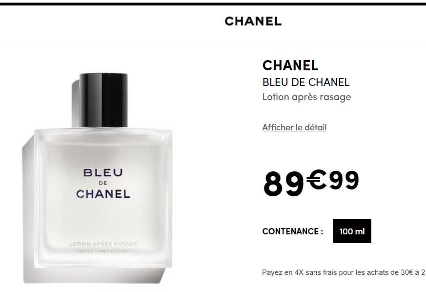 Крем та лосьйон для гоління Bleu De Chanel