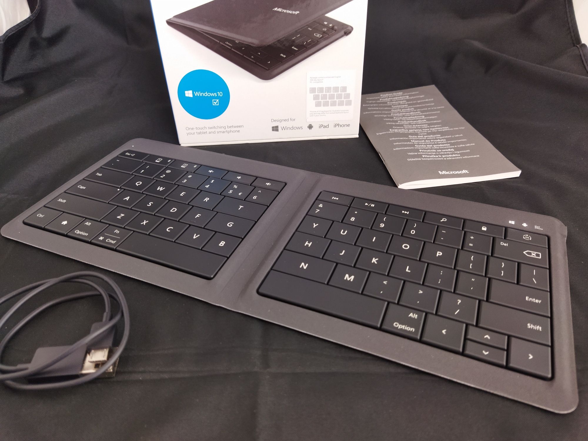 Microsoft - Teclado, windows,iPad, iPhone. Novo na Caixa