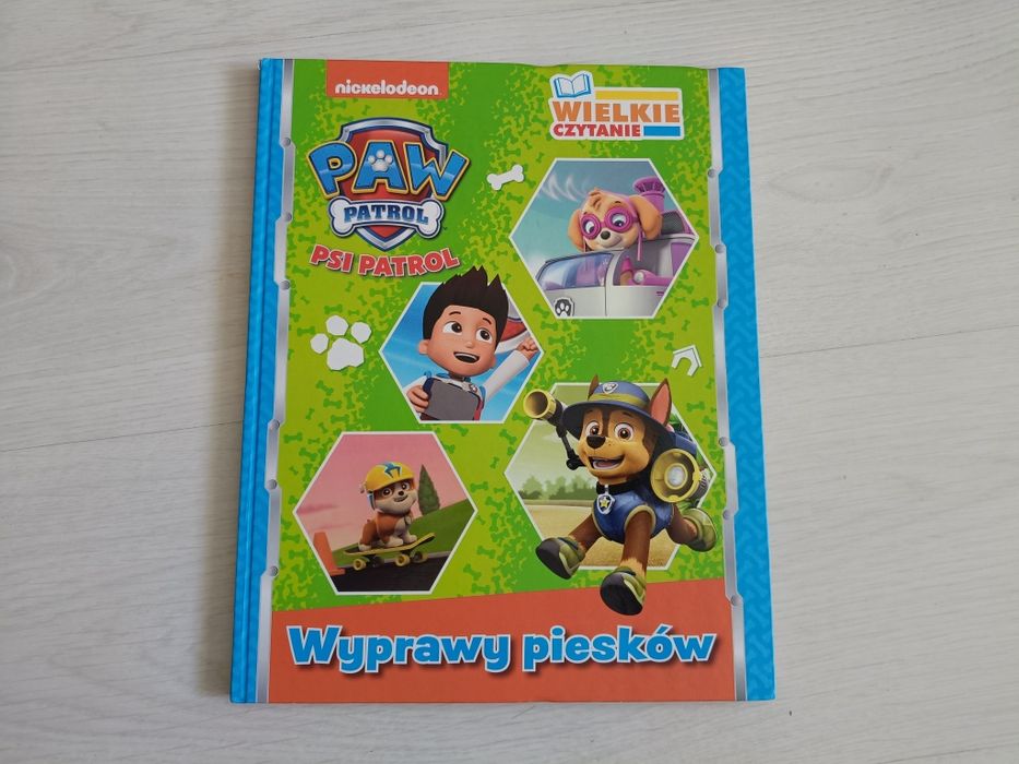 Książka psi patrol wyprawy piesków