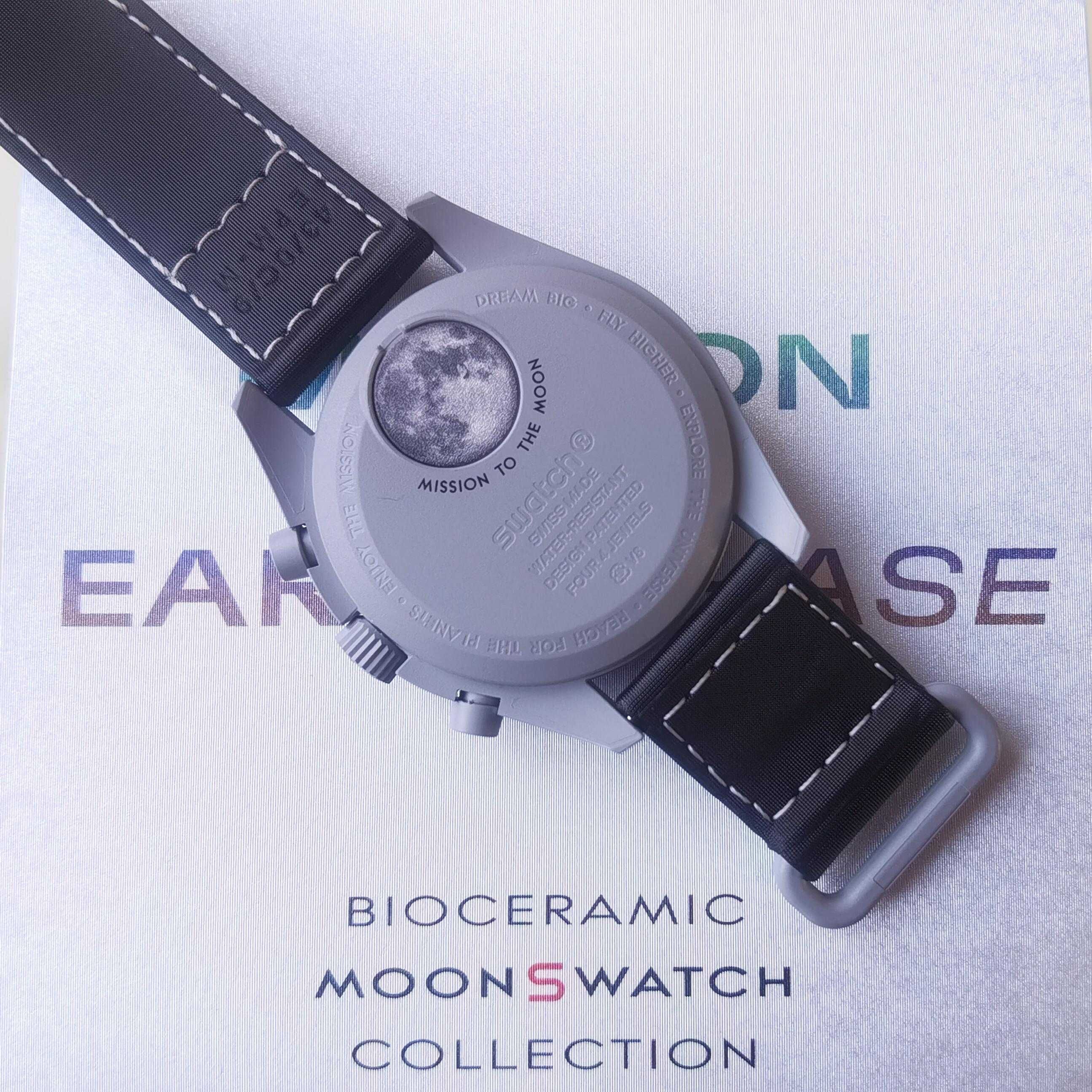 Omega8 swatch swatch x Omega Moonswatch Mission to Earthphase