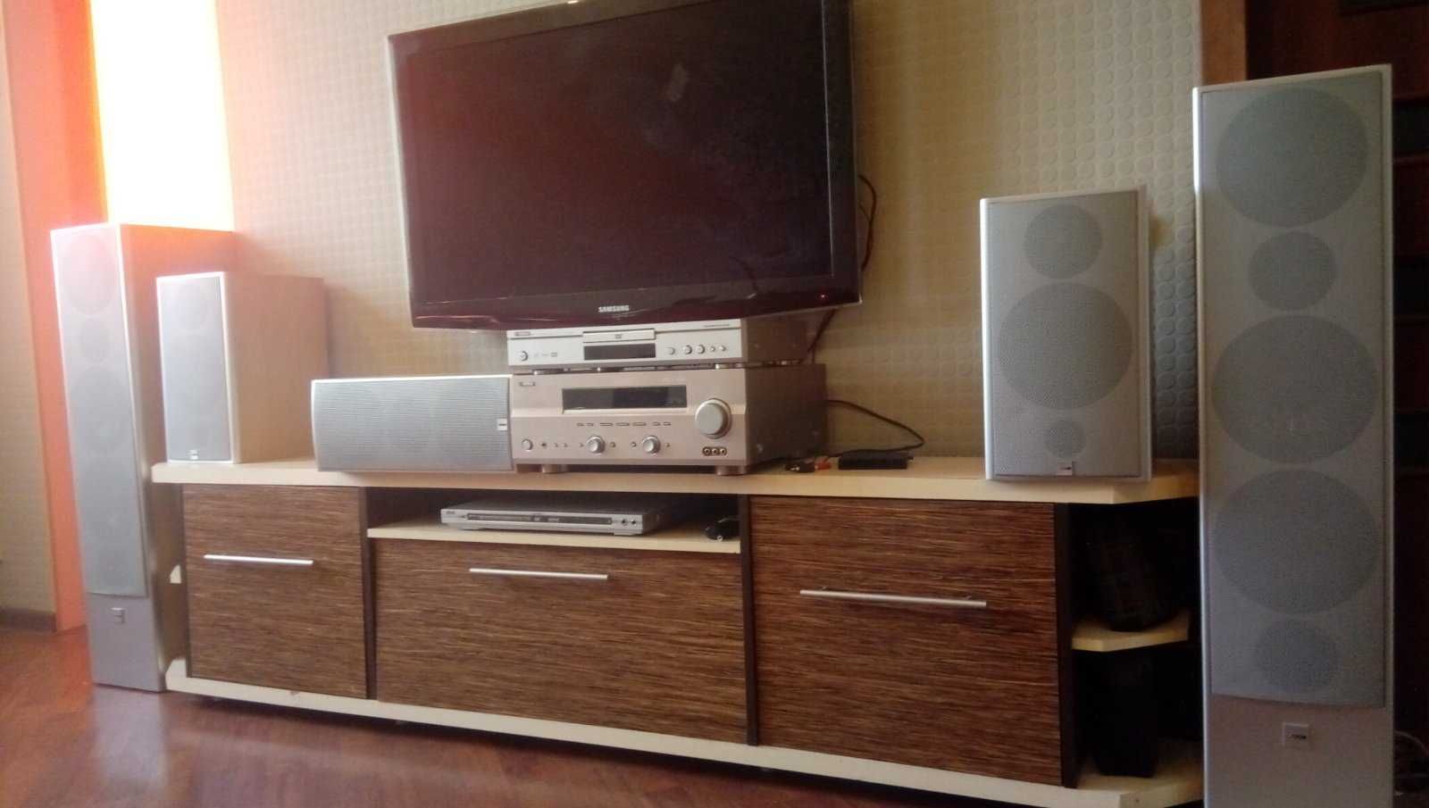 Домашний кинотеатр Hi-Fi Canton 5.0 + AV ресивер Yamaha+CD/DVD Yamaha