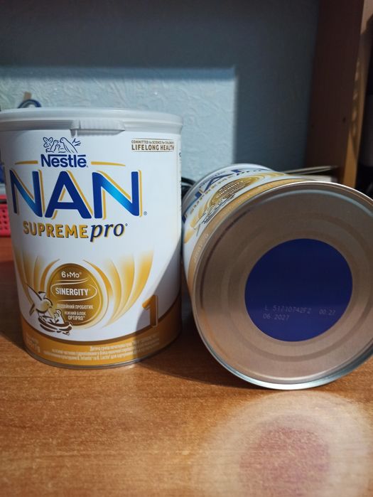 Суміш для немовлят NAN SupremePro  1 та 2