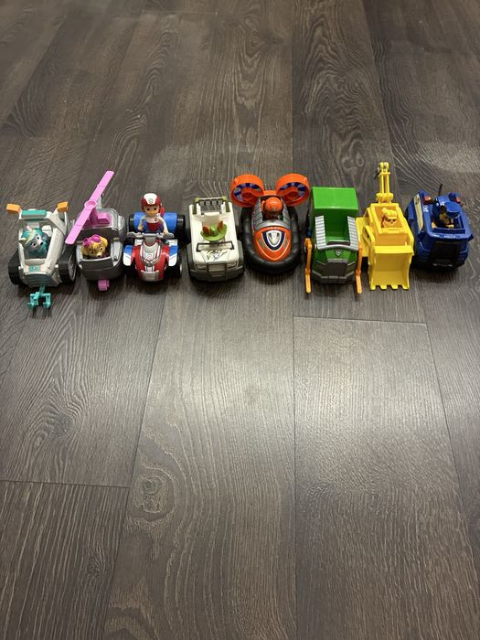Щенячий патруль машинки з фігурками