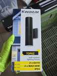 Dwupunktowa lampa na elewację góra dół IP54 2xGU10 TOPAZ czarna