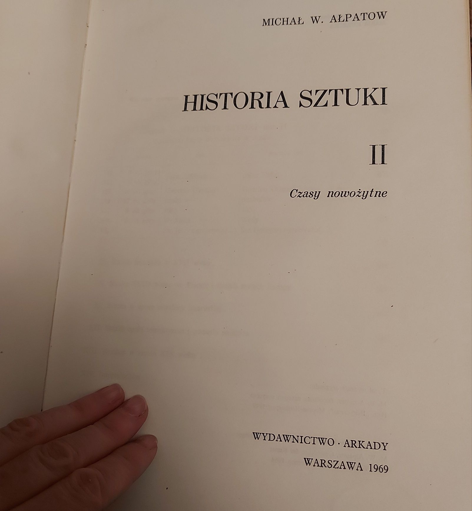 Michał Ałpatow Historia sztuki dwa tomy