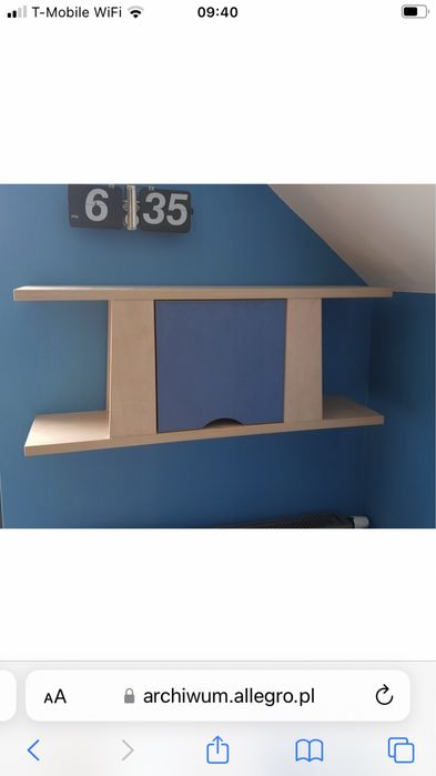 Półka szafka wisząca nad biurko Bog Fran Elf E14