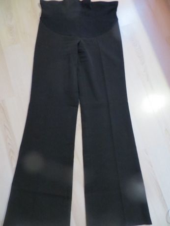 Spodnie eleganckie z elastycznym pasem na brzuszek / ciaża