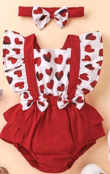 Fantasia dia dos namorados bebê 3 a 6 meses novo