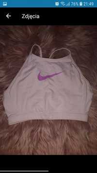 Bluzka damska koszulka top bokserka różowa sportowa Nike fitness S 36