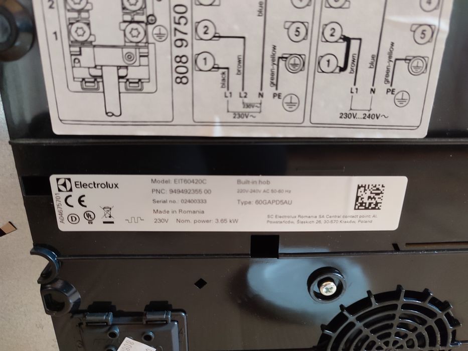 Płyta indukcyjna Electrolux