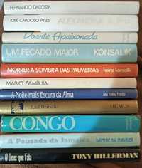 Conjunto de 11 livros de literatura portuguesa e estrangeira