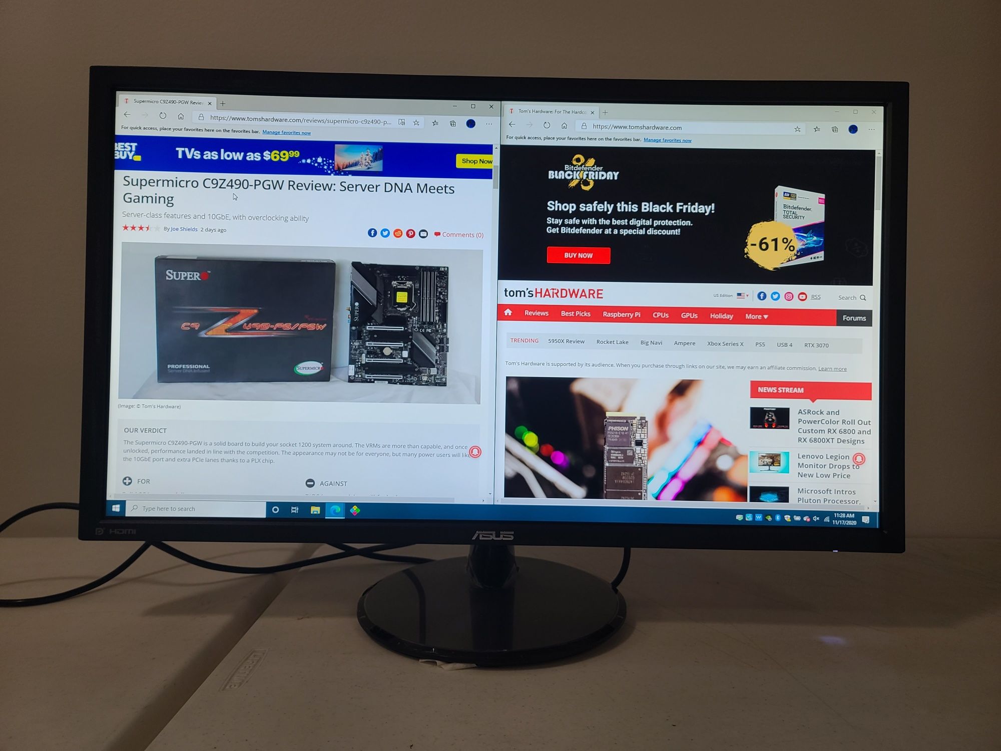 Monitor Asus Gaming 4K VP28UQG