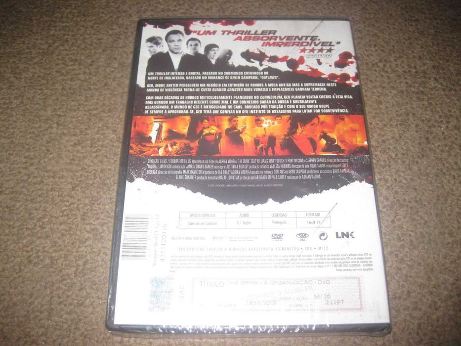 DVD "The Crew- A Organização" de Adrian Vitoria/Selado!