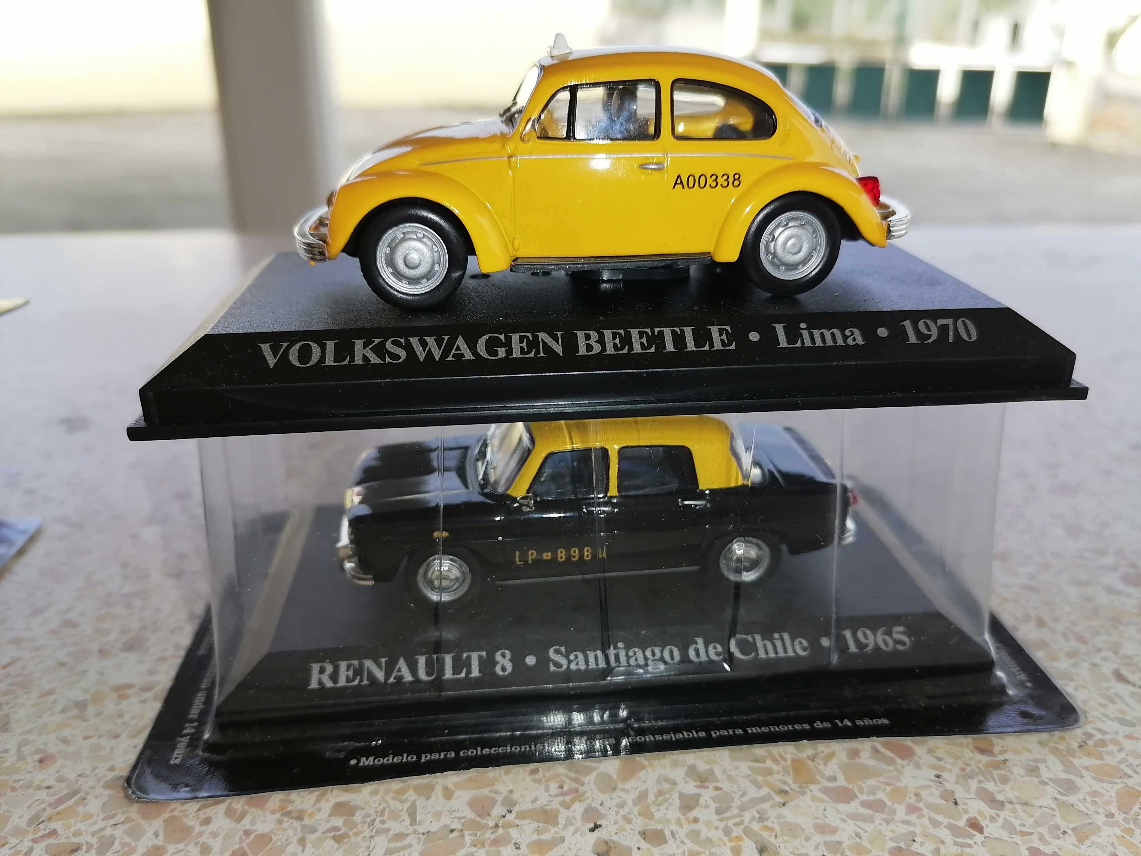 Carros clássicos em  miniaturas