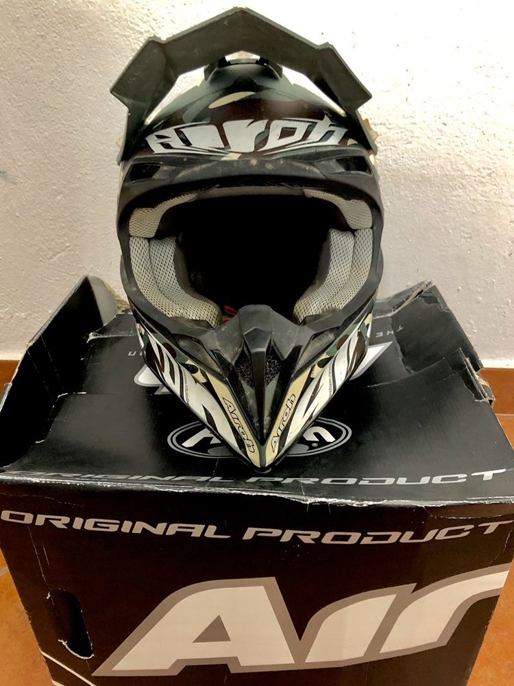 Capacete Airoh Terminator 2.1 Ground Motocross Enduro DH Fox