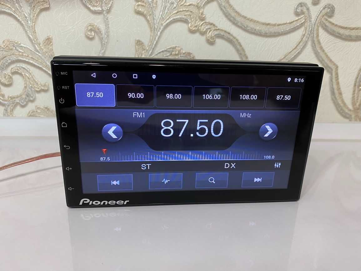 Автомагнитола Pioneer Pi7012A 2Din Android13 4/32Гб, GPS, Wi-Fi 4/60W