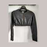 Just Female Real Leather Bolero Jacket Kurtka Skóra Naturalna S 36