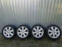 Felgi aluminiowe z oponami continental audi 5x112 225/45 r17