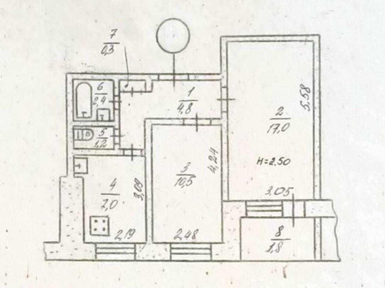 Продаж 2к квартири з якісним ремонтом, 95 квартал