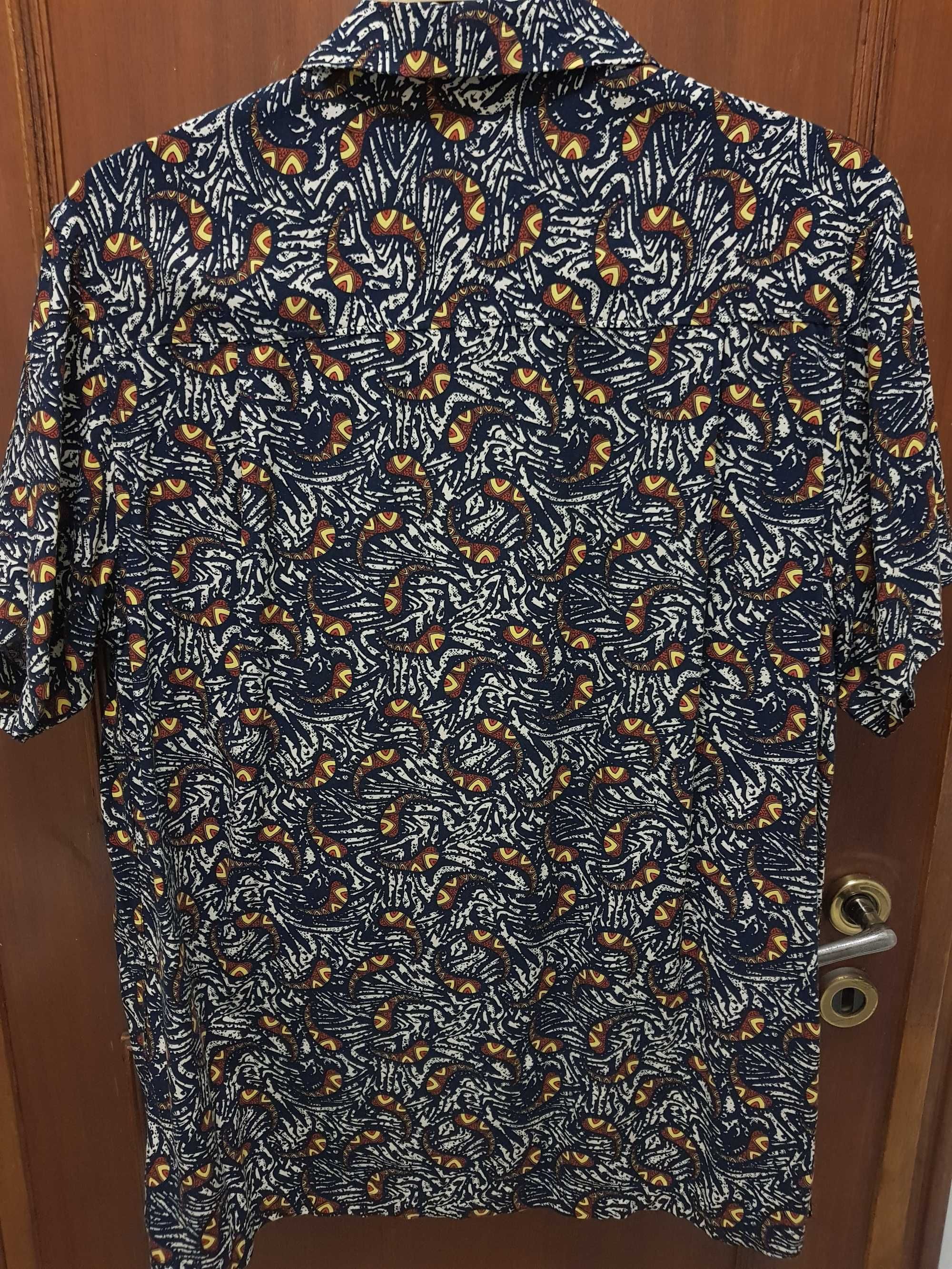 Camisa havaiana tropical Springfield estilo Billabong Levis Vans NOVA