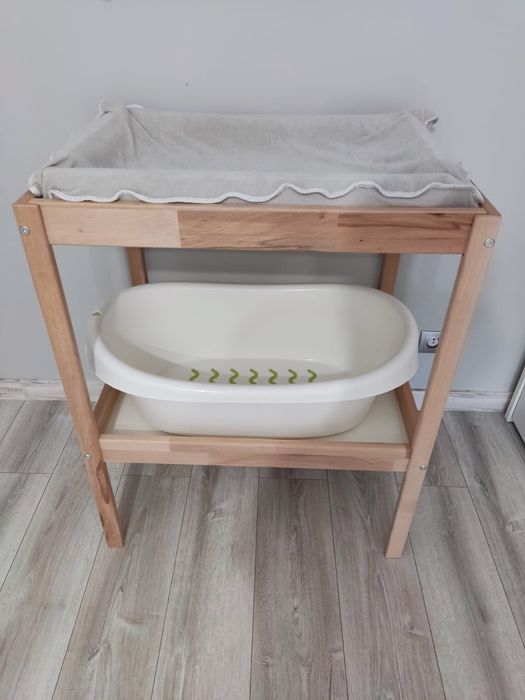 ZESTAW IKEA przewijak SNIGLAR + wanienka