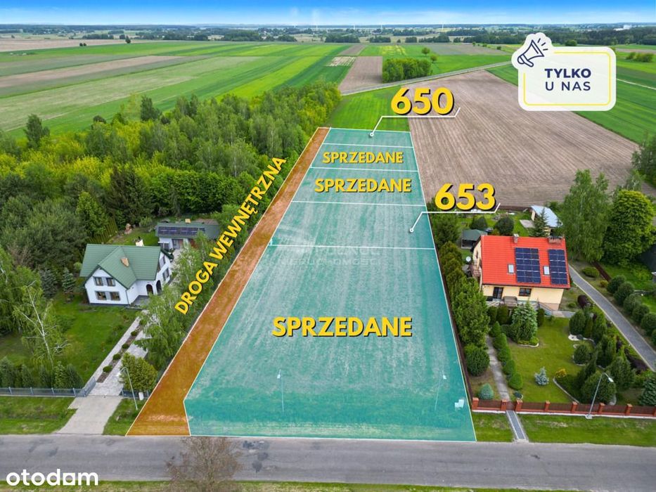Zalesie – 2 działki budowlane z mediami